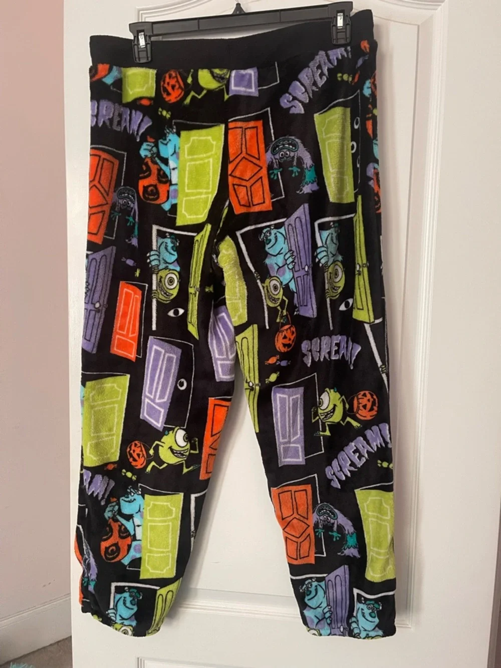 Disney Pixar Monsters University Women’s Halloween Pajama Pants Size XL - Picture 2 of 4